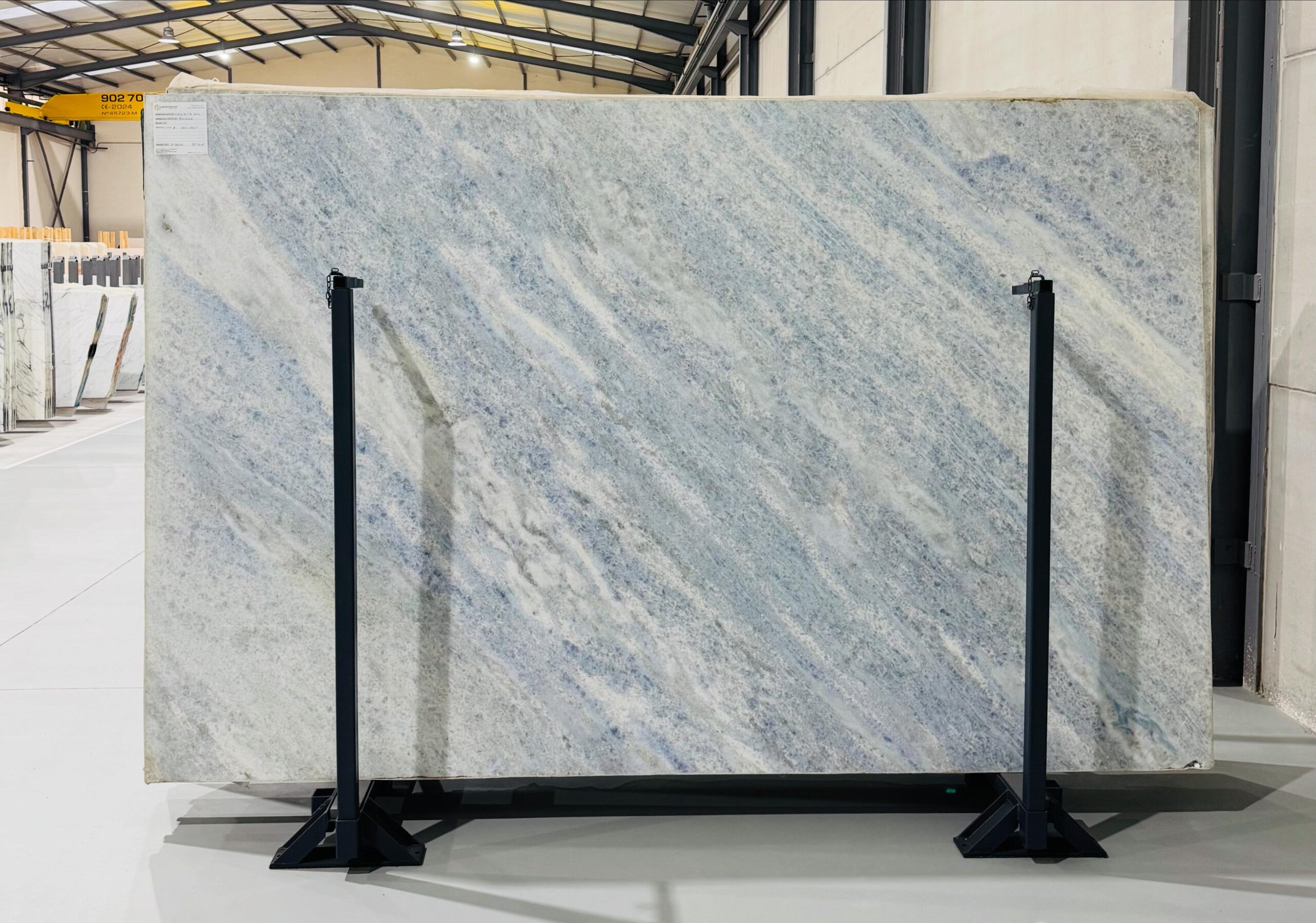Azul Cielo Marble Slab. Argentine Blue Marble